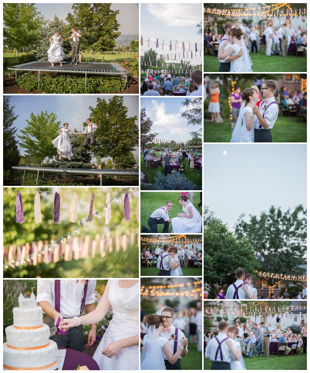 Bailee and Kyle Wedding | SLC Temple + Odgen Backyard Reception