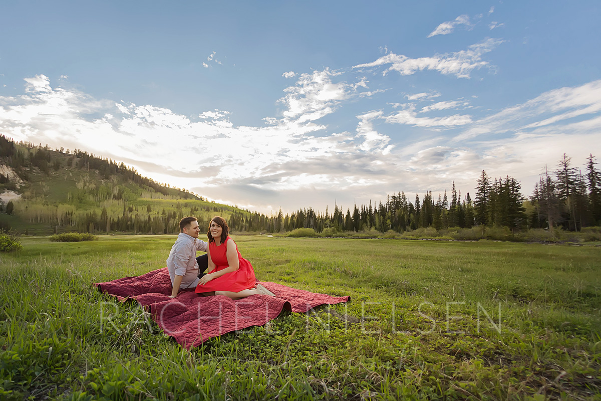 silver lake engagement session